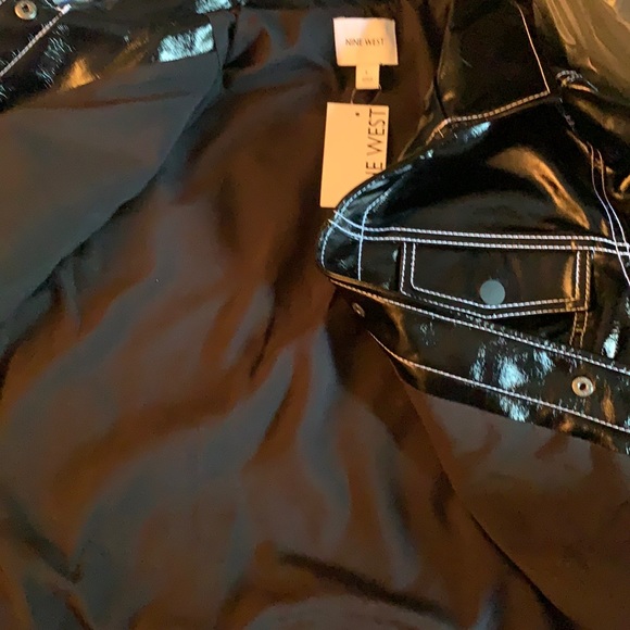 2 for 20$ 🆕 Vegan Leather Black Jacket - Picture 3 of 6